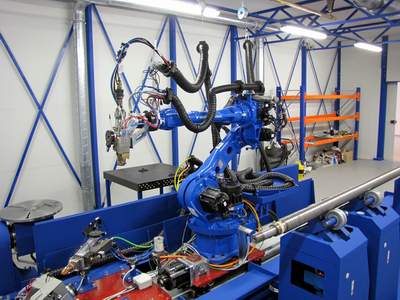 Laserové robotické svařování kovů, laserem svařované díly a sestavy: